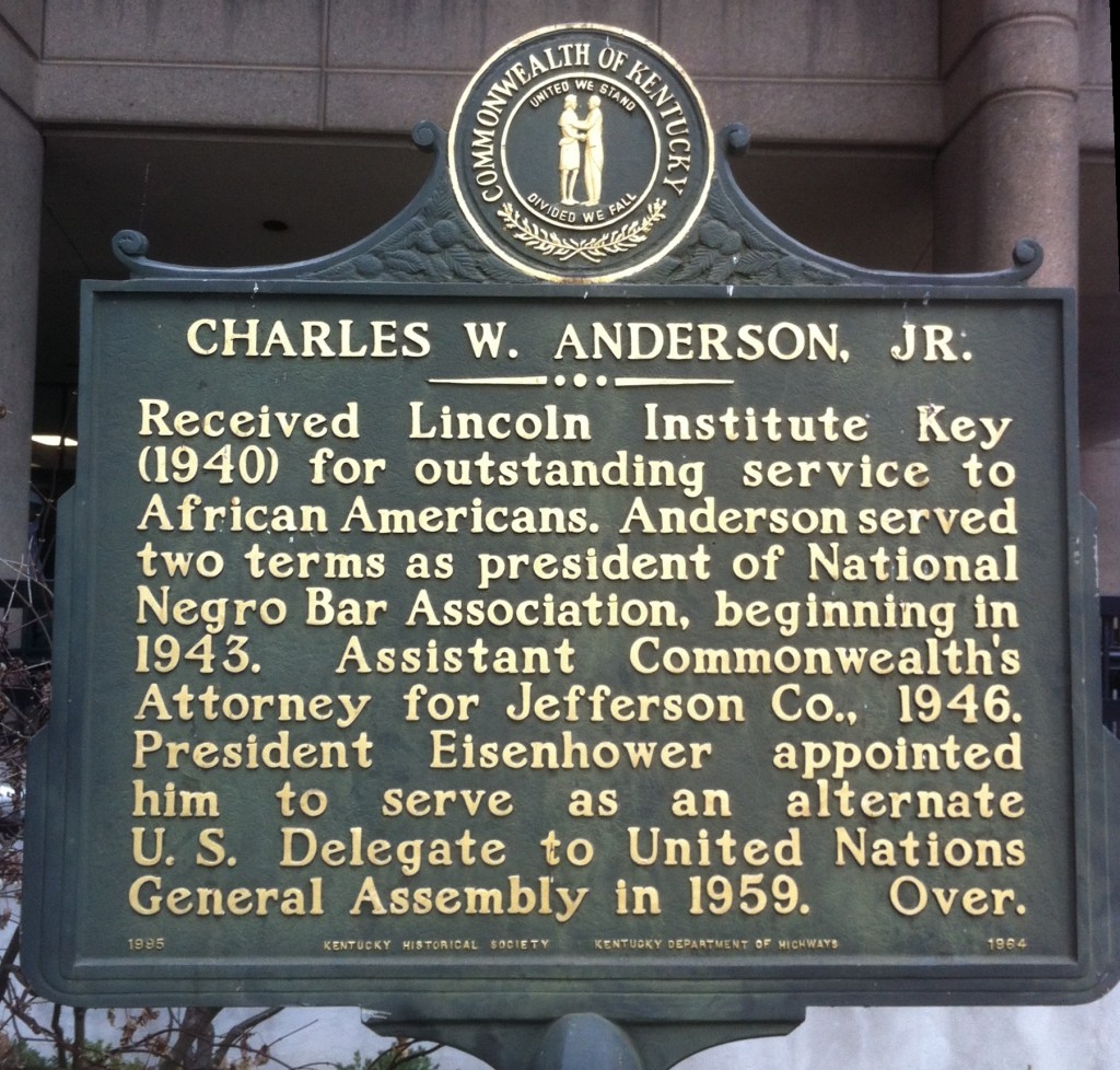 Historical Marker at Jefferson County Hall of Justice, Louisville, Kentucky 